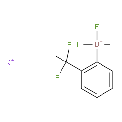 Potassium 2-(trifluoromethyl)phenyltrifluoroborate structure