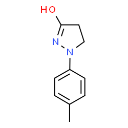 3-HYDROXY-1-(4-METHYLPHENYL)-4,5-DIHYDRO-1H-PYRAZOLE structure