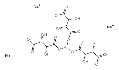 bismuth sodium tartrate Structure