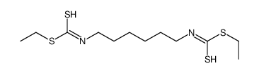 ethyl N-[6-(ethylsulfanylcarbothioylamino)hexyl]carbamodithioate结构式