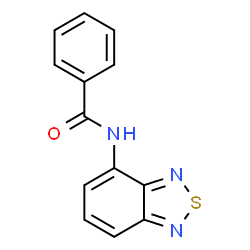 N-2,1,3-BENZOTHIADIAZOL-4-YLBENZAMIDE结构式