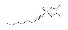 diethyl oct-1-yn-1-ylphosphonate Structure