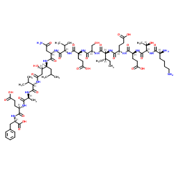 (Asn670,Sta671,Val672)-Amyloid β/A4 Protein Precursor770 (662-675) ammonium salt Structure