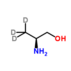 L-氨基丙醇-D3结构式