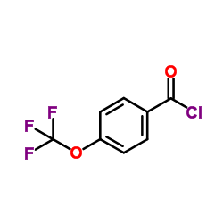 4-(Trifluoromethoxy)benzoyl chloride Structure