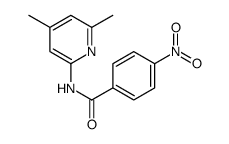 N-(4,6-dimethylpyridin-2-yl)-4-nitrobenzamide结构式