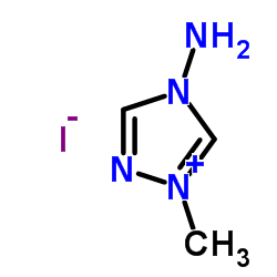 4-Amino-1-methyl-1,2,4-triazolium iodide structure