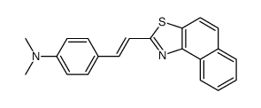 4-[(E)-2-benzo[e][1,3]benzothiazol-2-ylethenyl]-N,N-dimethylaniline Structure