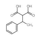 2-(1-phenylethyl)propanedioic acid结构式