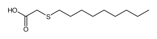 (nonylthio)acetic acid Structure