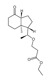 ethyl 3-((S)-1-((1S,3aR,7aR)-7a-methyl-4-oxooctahydro-1H-inden-1-yl)ethoxy)propanoate picture