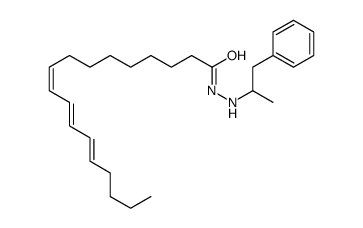 (9E,11E,13E)-N'-(1-phenylpropan-2-yl)octadeca-9,11,13-trienehydrazide Structure