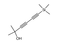 1-(Trimethylsilyl)-5-methylhexa-1,3-diyn-5-ol Structure