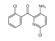 (3-amino-6-chloro-2-pyridyl) (2-chlorophenyl) ketone结构式