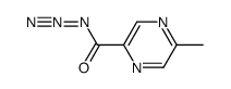 5-methyl-pyrazine-2-carbonyl azide Structure