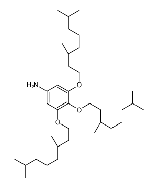 3,4,5-tris[(3S)-3,7-dimethyloctoxy]aniline Structure