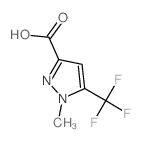 1-Methyl-5-(trifluoromethyl)-1H-pyrazole-3-carboxylicacid structure