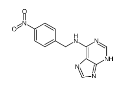 N6-(PARA-NITROBENZYL)ADENINE结构式