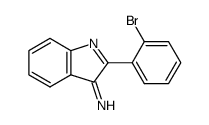 2-(2-bromophenyl)-3-imino-indole结构式