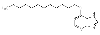 6-dodecylsulfanyl-5H-purine Structure