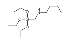 N-(triethoxysilylmethyl)butan-1-amine结构式