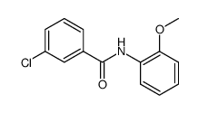 3-Chloro-N-(2-Methoxyphenyl)benzamide结构式