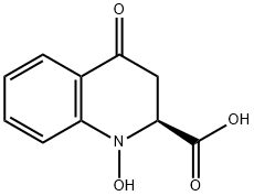 (2S)-1,2,3,4-Tetrahydro-1-hydroxy-4-oxo-2-quinolinecarboxylic acid结构式