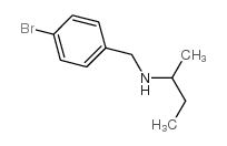 N-[(4-bromophenyl)methyl]butan-2-amine结构式