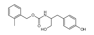 N-(2-methylbenzyloxycarbonyl)-tyrosinol Structure