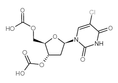 [(2R,3S,5R)-3-acetyloxy-5-(5-chloro-2,4-dioxopyrimidin-1-yl)oxolan-2-yl]methyl acetate picture