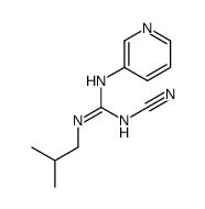 1-cyano-2-(2-methylpropyl)-3-pyridin-3-ylguanidine Structure