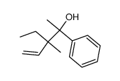 3-Ethyl-3-methyl-2-phenyl-pent-4-en-2-ol Structure