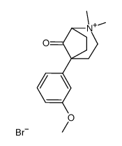 5-(3-Methoxyphenyl)-2-methyl-8-oxo-2-azabicyclo<3.2.1>octan-methobromid Structure