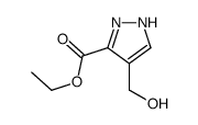 4-(羟甲基)-1H-吡唑-3-羧酸乙酯结构式