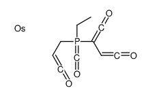 2-[ethyl-(oxomethylidene)-(3-oxoprop-2-enyl)-λ5-phosphanyl]buta-1,3-diene-1,4-dione,osmium Structure