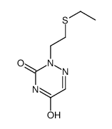 2-(2-ethylsulfanylethyl)-1,2,4-triazine-3,5-dione Structure