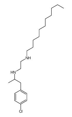 N'-[1-(4-chlorophenyl)propan-2-yl]-N-undecylethane-1,2-diamine结构式