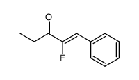 (Z)-2-fluoro-1-phenylpent-1-en-3-one Structure