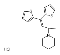 Piperidylthiambutene (hydrochloride)结构式