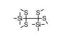 trimethyl-[1,1,2,2-tetrakis(methylsulfanyl)-2-trimethylsilylethyl]silane Structure