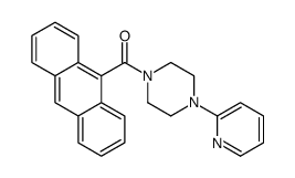 anthracen-9-yl-(4-pyridin-2-ylpiperazin-1-yl)methanone Structure