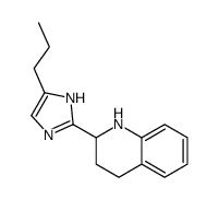 2-(5-propyl-1H-imidazol-2-yl)-1,2,3,4-tetrahydroquinoline结构式