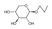 propyl β-D-xylopyranoside Structure