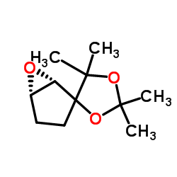 Spiro[1,3-dioxolane-4,2-[6]oxabicyclo[3.1.0]hexane], 2,2,5,5-tetramethyl-, (1S,2R,5R,5S)- (9CI) structure