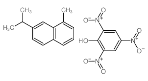 1-methyl-7-propan-2-yl-naphthalene; 2,4,6-trinitrophenol Structure