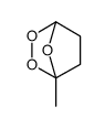 1-Methyl-2,3,7-trioxabicyclo[2.2.1]heptan Structure