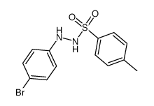 toluene-4-sulfonic acid-[N'-(4-bromo-phenyl)-hydrazide]结构式