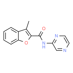 2-Benzofurancarboxamide,3-methyl-N-pyrazinyl-(9CI)结构式