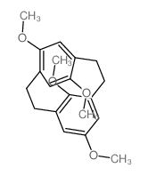 5,8,12,15-Tetramethoxy<2.2>metaparacyclophane Structure