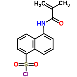 5-(2-METHYL-ACRYLOYLAMINO)-NAPHTHALENE-1-SULFONYL CHLORIDE Structure